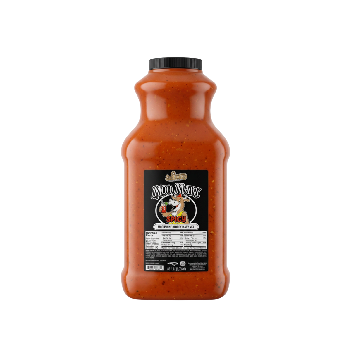 Spicy Moo Mary Moonshine Bloody Mary Mix