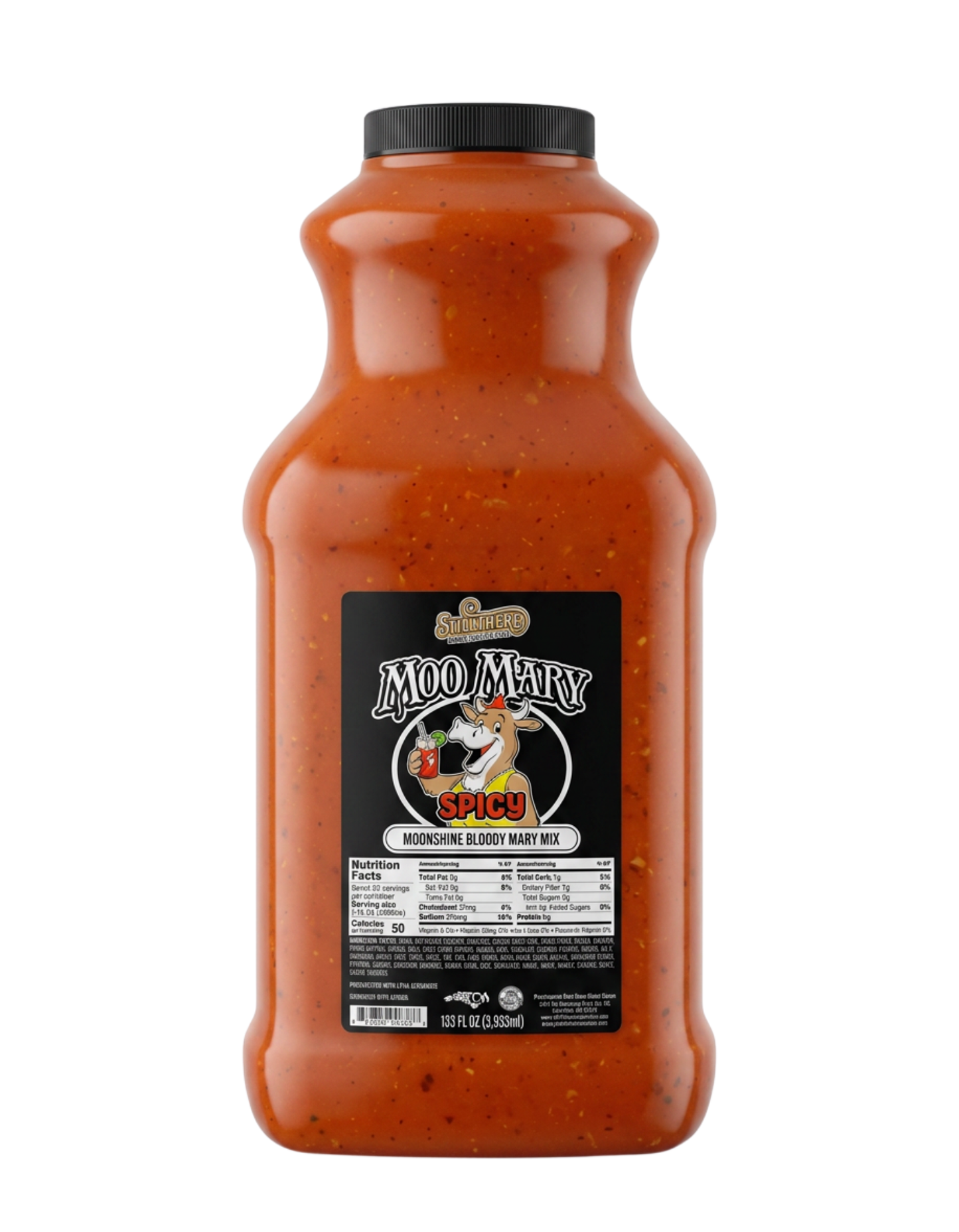 Spicy Moo Mary Moonshine Bloody Mary Mix (Gallon)